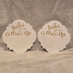 Studio His &‎ Hers Wedding Advice Notepads Gold White Quatrefoil